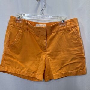 J. Crew Classic Twill 5” chino short in orange.  Sz 10.  100% cotton.  VGUC.